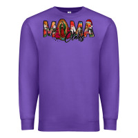 Purple mama claus lady of guadalupe Premium Sweatshirt - Jasminsmagicworld