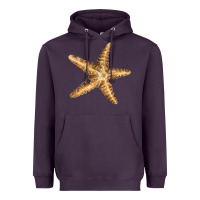 Plum Starfish Heavyweight Hoodie - LillyAllenDesigns