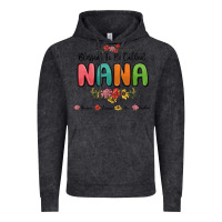 Vintage Black blessed to be called nana Vintage Hoodie - MaliasSmallBusiness
