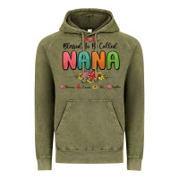 Vintage Olive blessed to be called nana Vintage Hoodie - MaliasSmallBusiness