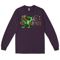 Plum autism awareness Long Sleeve Tee - SublimationCraftShop