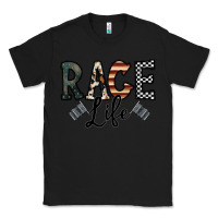 Black race life Classic Tee - CowhideDigitalArt