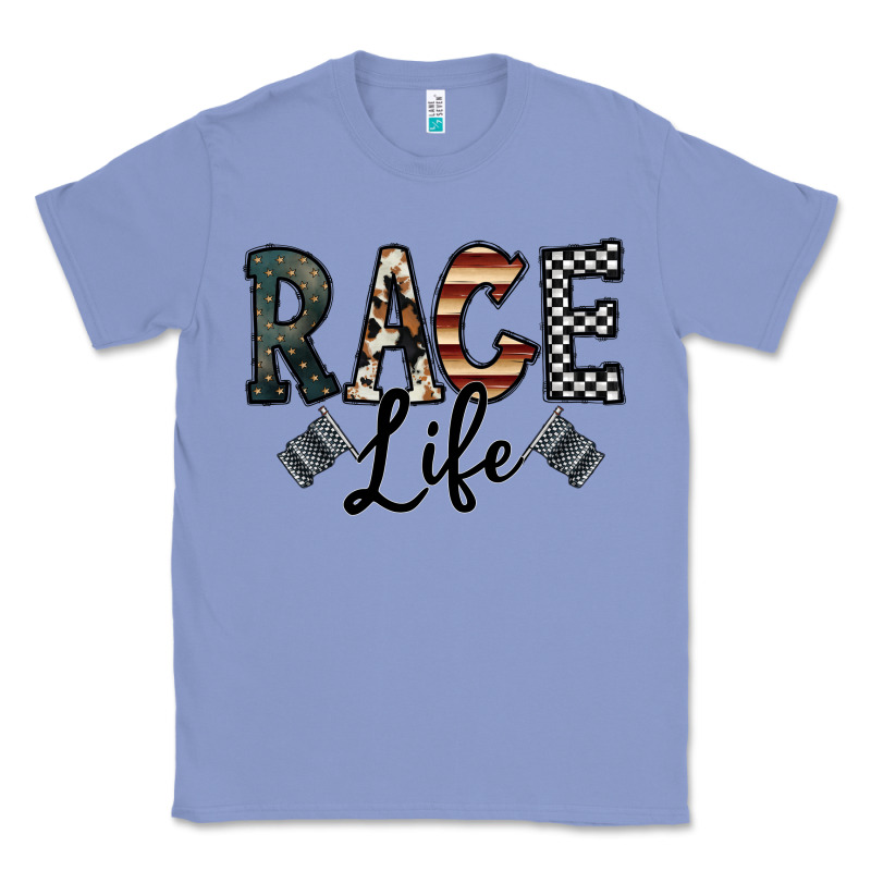 Race Life Classic Tee by CowhideDigitalArt | Teevron