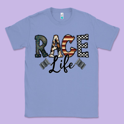 Race Life Classic Tee Designed By Cowhidedigitalart