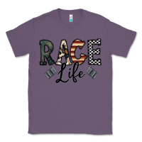 Lavender race life Classic Tee - CowhideDigitalArt