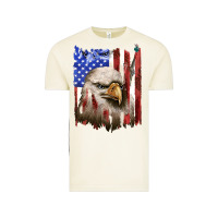 Vintage Arctic usa flag with eagle head Vintage Tee - texasbilliewilder