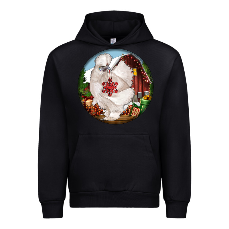 Silkie Chicken Christmas Urban Hoodie by LillyAllenDesigns | Teevron