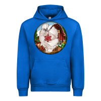 Cobalt silkie chicken christmas Urban Hoodie - LillyAllenDesigns
