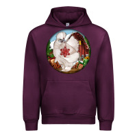 Mauve Wine silkie chicken christmas Urban Hoodie - LillyAllenDesigns