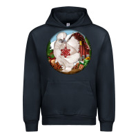 Navy silkie chicken christmas Urban Hoodie - LillyAllenDesigns