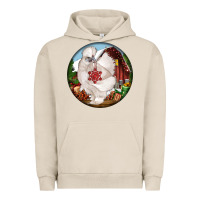 Pigment French Oak silkie chicken christmas Urban Hoodie - LillyAllenDesigns