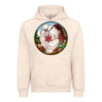 Sandshell silkie chicken christmas Urban Hoodie - LillyAllenDesigns
