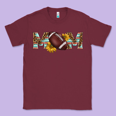 American Football Mom Classic Tee Designed By Barkaloodesign