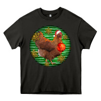 Asphalt new hampshire red chicken christmas Heavy Core Tee - LillyAllenDesigns