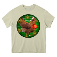 Mossy new hampshire red chicken christmas Heavy Core Tee - LillyAllenDesigns