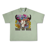 Oil Green do not harm take no bull cow skull Urban Heavy Tee - Zillion Design Studio