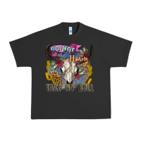 Pigment Black do not harm take no bull cow skull Urban Heavy Tee - Zillion Design Studio
