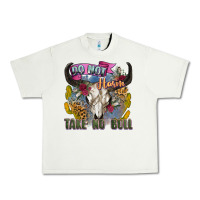 Pistachio do not harm take no bull cow skull Urban Heavy Tee - Zillion Design Studio