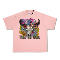 Salmon do not harm take no bull cow skull Urban Heavy Tee - Zillion Design Studio