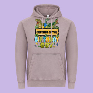 Brother Of The Birthday Boy Vintage Hoodie Designed By Maliassmallbusiness