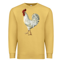 Antique Gold Leghorn Rooster Premium Sweatshirt - LillyAllenDesigns