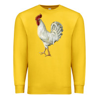 Lemon Leghorn Rooster Premium Sweatshirt - LillyAllenDesigns