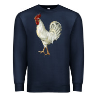 Navy Leghorn Rooster Premium Sweatshirt - LillyAllenDesigns