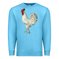 Ocean Blue Leghorn Rooster Premium Sweatshirt - LillyAllenDesigns