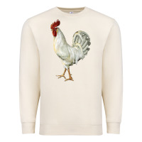 Sandshell Leghorn Rooster Premium Sweatshirt - LillyAllenDesigns