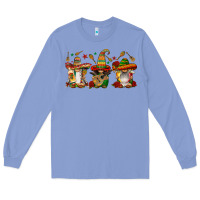 Colony Blue mexican gnomies Long Sleeve Tee - FaDigitalArtStudio
