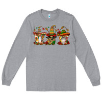Heather Grey mexican gnomies Long Sleeve Tee - FaDigitalArtStudio