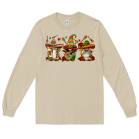 Mushroom mexican gnomies Long Sleeve Tee - FaDigitalArtStudio