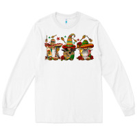 White mexican gnomies Long Sleeve Tee - FaDigitalArtStudio