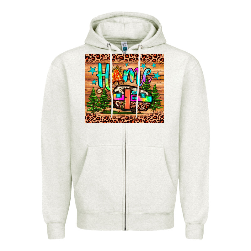Home Zipper Hoodie by JahusDesignShop | Teevron