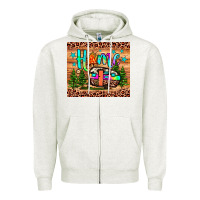 Oatmeal Heather home Zipper Hoodie - JahusDesignShop