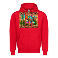 Red home Zipper Hoodie - JahusDesignShop