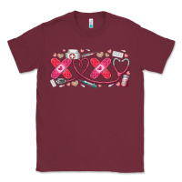 Burgundy xoxo valentine Classic Tee - RacoonDesign