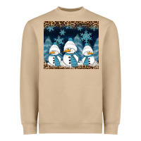 Mushroom snowman winter Heavyweight Sweatshirt - RanaPortraitStore