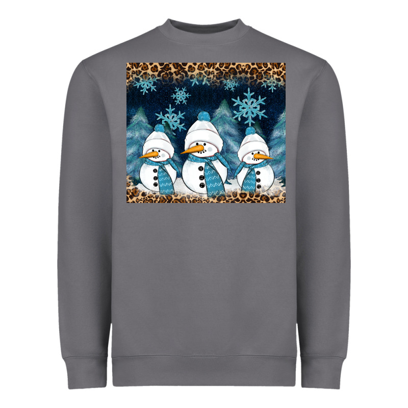 Snowman Winter Heavyweight Sweatshirt by RanaPortraitStore | Teevron