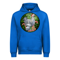 Cobalt brahma chicken christmas Urban Hoodie - LillyAllenDesigns