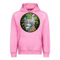 Fuchsia Pink brahma chicken christmas Urban Hoodie - LillyAllenDesigns