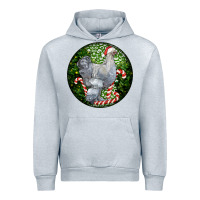 Heather Grey brahma chicken christmas Urban Hoodie - LillyAllenDesigns