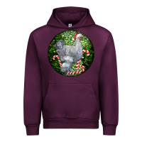 Mauve Wine brahma chicken christmas Urban Hoodie - LillyAllenDesigns