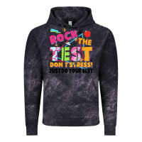 Cloud Black rock the test don't stress! just do your best Vintage Hoodie - JahusDesignShop