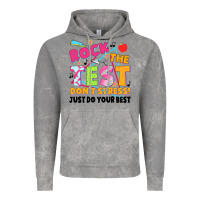 Cloud Rock rock the test don't stress! just do your best Vintage Hoodie - JahusDesignShop