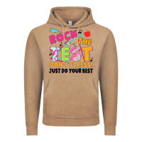 Rock The Test Don't Stress! Just Do Your Best Vintage Hoodie | Teevron