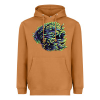 Meerkat Sea Coral Heavyweight Hoodie - LillyAllenDesigns