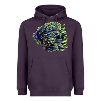 Plum Sea Coral Heavyweight Hoodie - LillyAllenDesigns