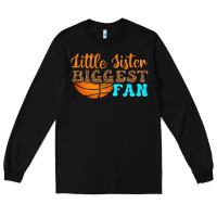 Black little sister biggest fan Long Sleeve Tee - HRA Design Shop