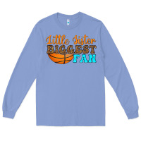 Colony Blue little sister biggest fan Long Sleeve Tee - HRA Design Shop